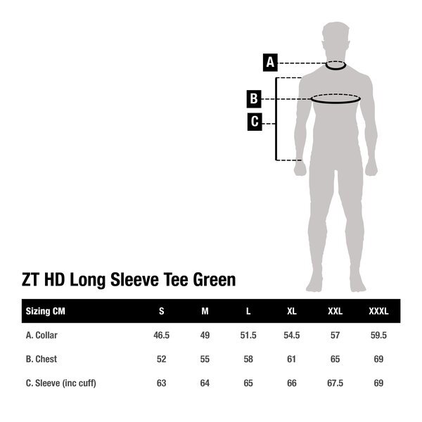 Nash ZT HD Long Sleeve T Shirt Green