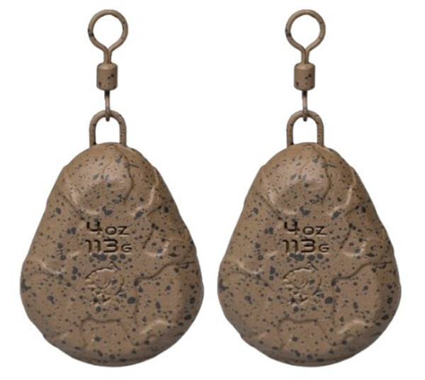 Ciężarek Karpiowy Nash Flat Pear Swivel Lead (2 Sztuki)