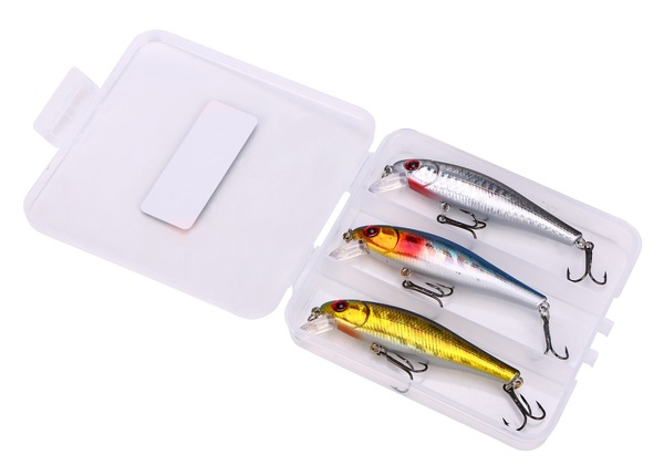 Set de leurres durs flottants type minnow Fish4All 8.6cm 9.3g (3pcs)