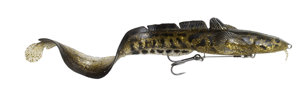 Savage Gear 3D Burbot 25cm - Gold Burbot UV