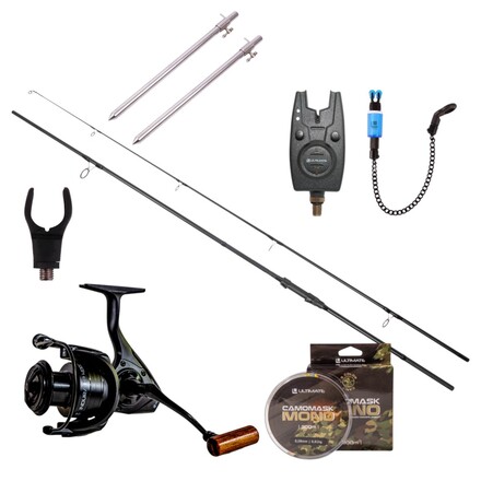 Ultimate Adventure Carp Stalker Complete One Rod Set (3lb)
