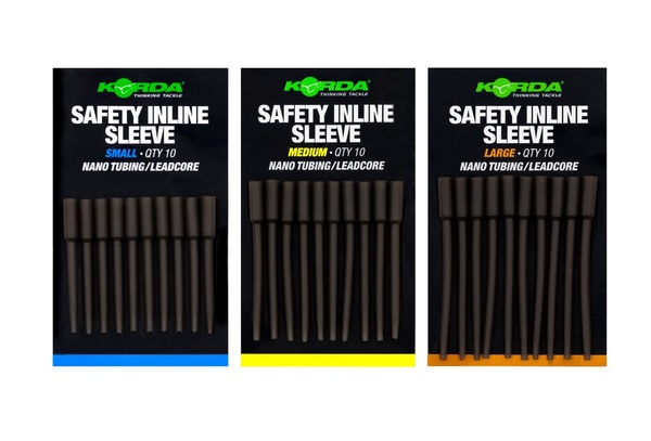Korda Safety Inline Sleeve Nano Tubing/Leadcore (10 Stuks)