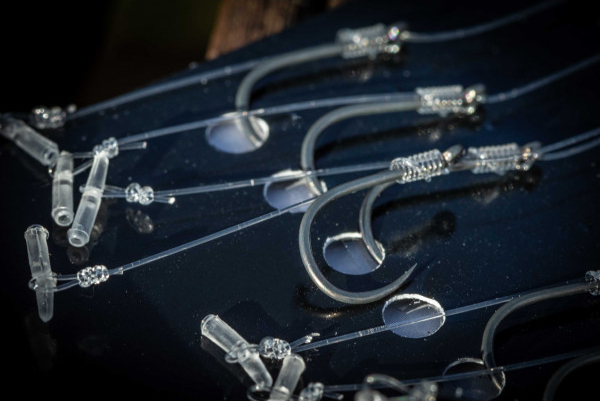 Korum Quickstop Barbed Hair Rigs, 8 stuks!