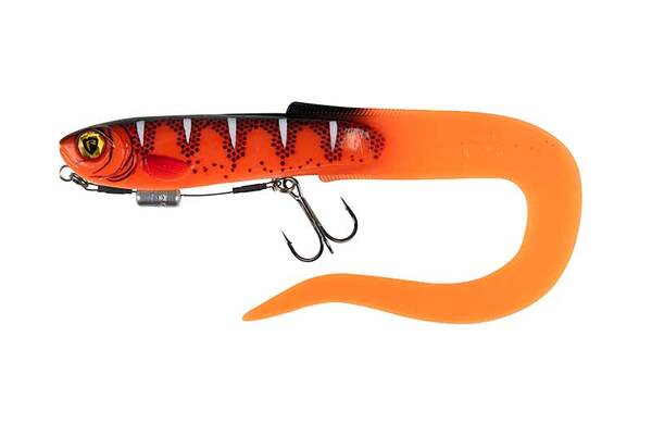 Fox Rage Slick Eel Loaded Softbait 35cm (102g) #2/0 - UV Red wake