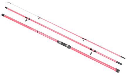 Ultimate Beachforce Pink Beachcaster Rod 4.20m (100-250g) (3-Piece)
