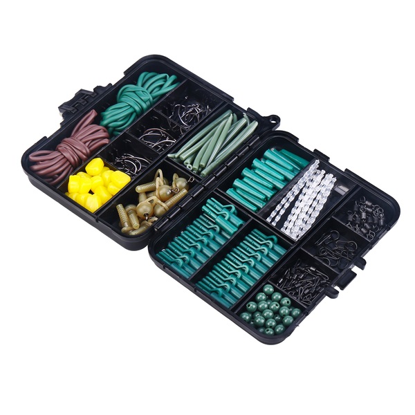 Fish4All Caja de Aparejos Terminales para Carpa (307 pzas.)