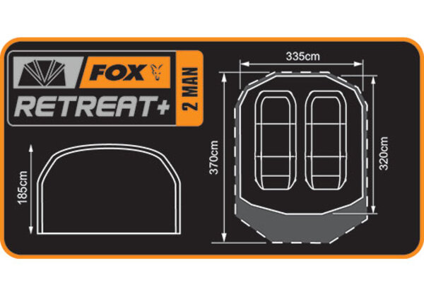 XXL? Fox Retreat+ 2 Man Bivvy + Inner Dome