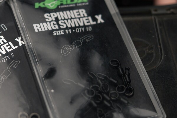 Korda Spinner Ring Swivel X Size 11 (10 Pieces)