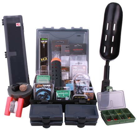Carp Tackle Box filled with end tackle from Nash, Korda, Ultimate, Radical and more!