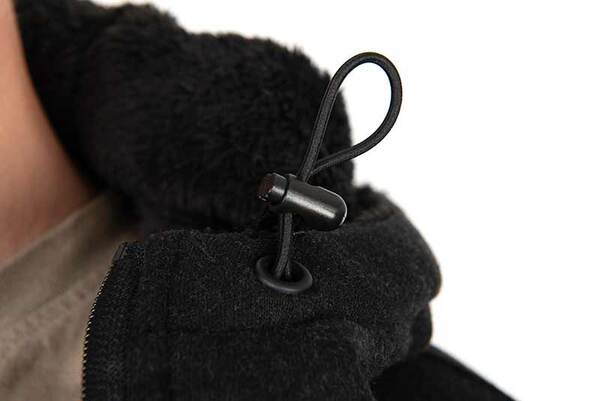 Fox Collection Sherpa Jas Black/Orange