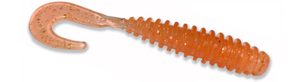 Major Craft ParaWorm - Grub 2.3 inch - #108 UV Orange -7pcs
