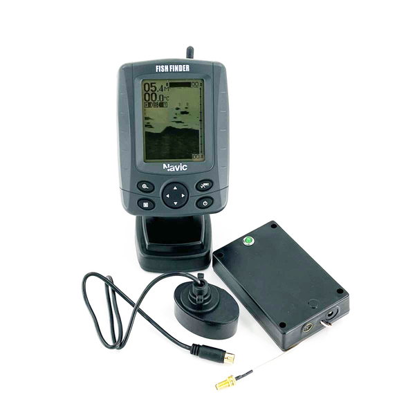 BearCreeks Black & White Fishfinder VF do łódek zanętowych