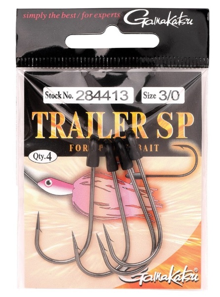 Gamakatsu Trailer SP Nsb Anzuelo Trailer para Señuelos (4 pzas.)
