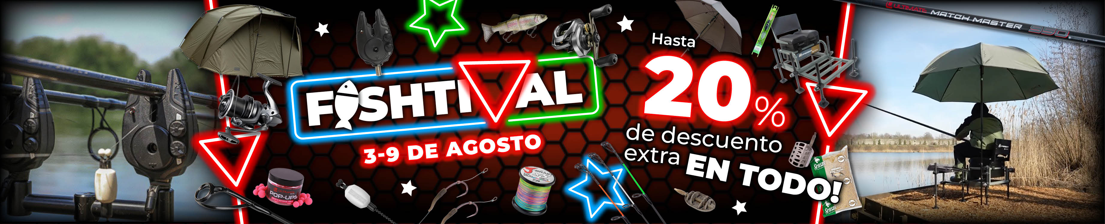 Topbanner: Tot 20% Alle Deals (actieperioden-Fishtival 2026)