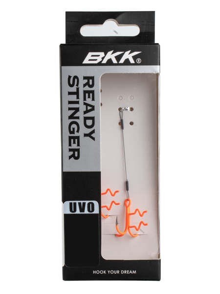 BKK Assit Spear Softbait Stinger HD 7x7 Wire Pike UVO (2 pieces)