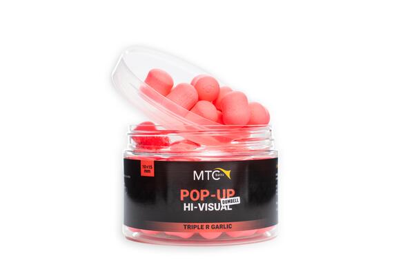 MTC Baits Pop-Up Hi-Visual Dumbell Triple R Garlic (10x15mm)