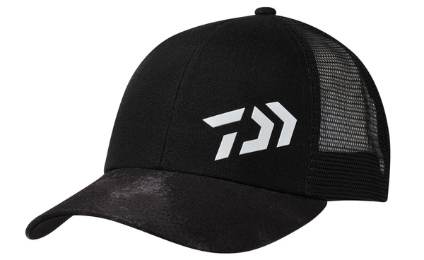 Daiwa Mesh Cap DC-6624E Half Mesh  - Black Haze Camo