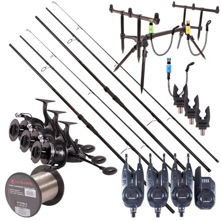Ultimate Adventure Carp Triple Rod Set