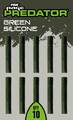 Fox Rage Predator  Fundas de Silicona Verde (10 pzas.)