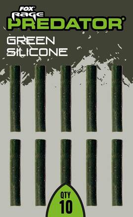 Fox Rage Predator  Fundas de Silicona Verde (10 pzas.)