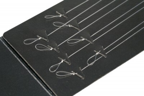 Guru LWGS Ready Rig Barbless Pole Onderlijnen 15cm (8pcs)