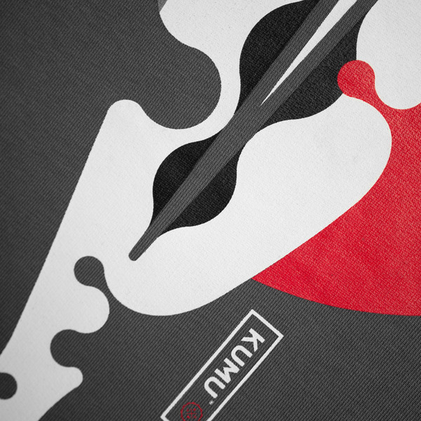 Kumu Rising Sun Hoodie Grey