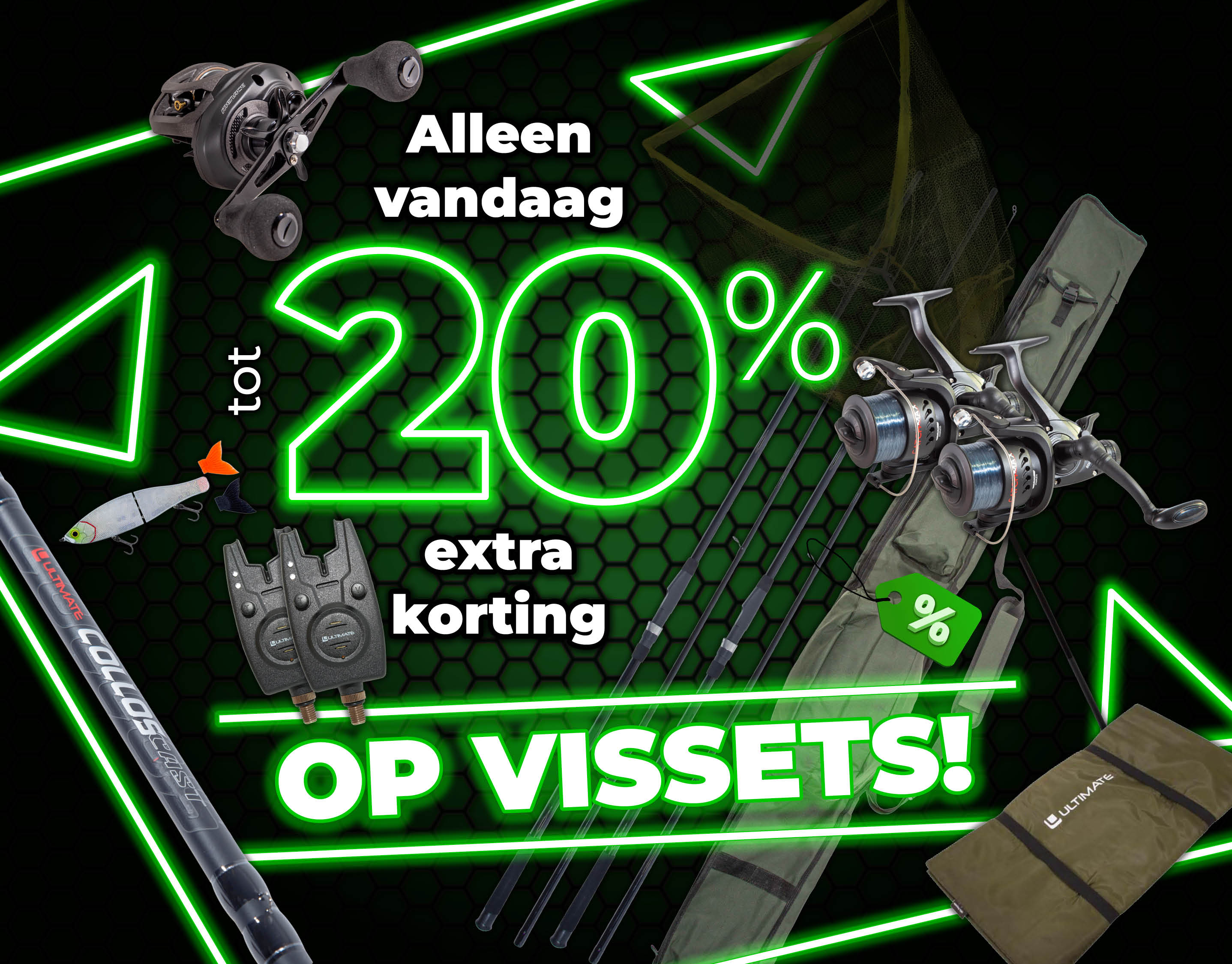 Subbanner: Tot 20% Vissets (Groen)