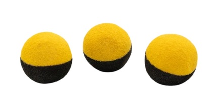 PB Products Zig Boilie Yellow/Black Imitation Bait 12mm (6 pieces)