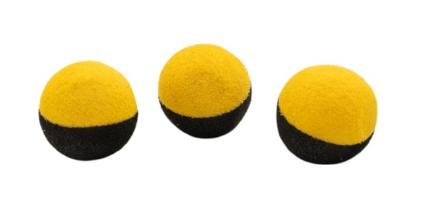 PB Products Zig Boilie Yellow/Black Imitation Bait 12mm (6 pieces)