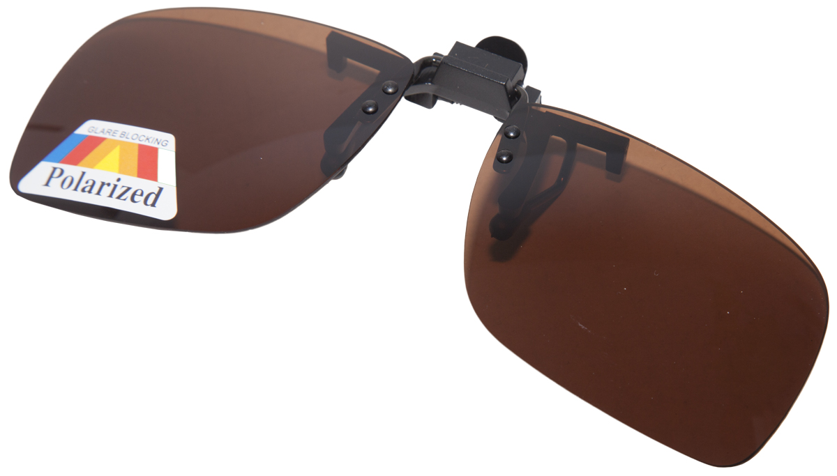 Wnddle Clip Unisex Polarizzata su Occhiali da Sole, polarizzati Clip-On UV400, per Occhiali Miopia all'Aperto/Guida/Pesca (Nero