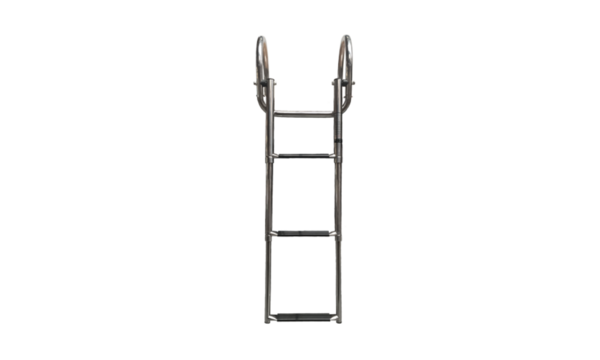 Échelle de bain télescopique en acier inoxydable Allpa (3+1 marches ovales)