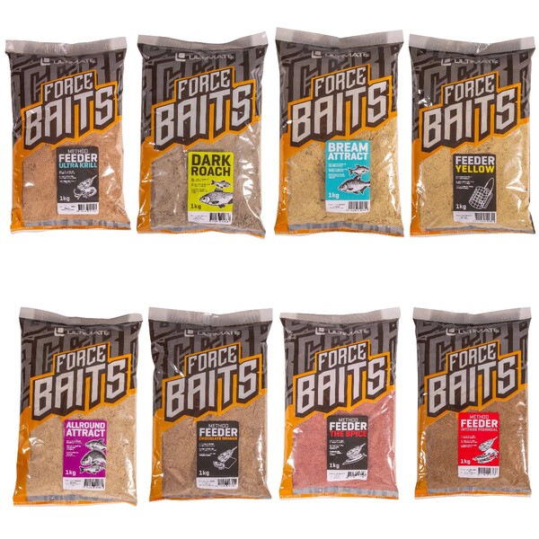 Ultimate Force Baits Groundbait Try-Out Pack (Łącznie 8kg)