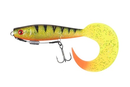 Fox Rage Pro Grub Loaded Shad UV Perch 16cm/6.3" (35g)