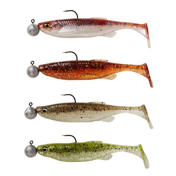 Savage Gear Fat Minnow Shad 7,5cm + 7,5g Mix (4+4pcs) - Clearwater Mix