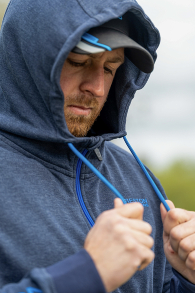 Preston Navy Tide Zip Hoodie
