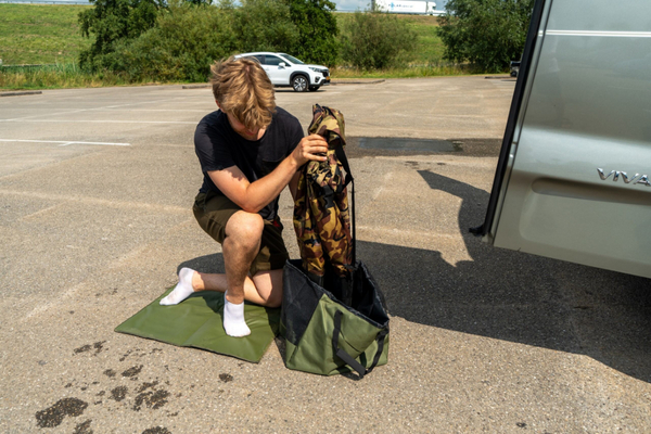 Ultimate Bolsa para Vadedador (Incl. Alfombra Impermeable)