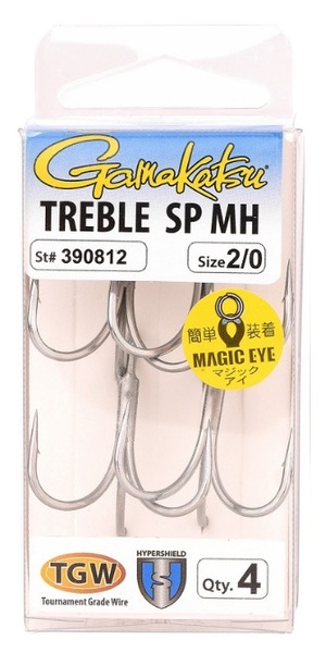 Kotwiczki Gamakatsu Treble SP MH Hyper Corrosion Protected  - #2/0