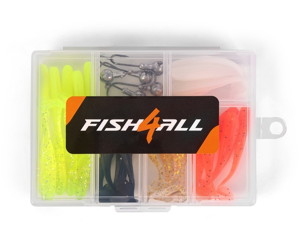 Fish4all Swimma Softbait & Jighead Box (35pcs)