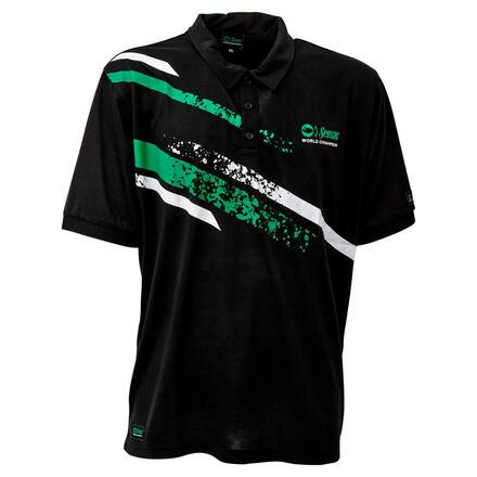 Sensas Stripes Black Polo T-Shirt