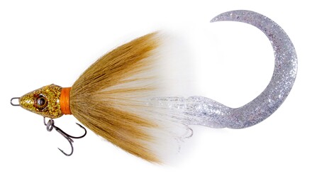 Grayton Buck-Bug Bucktail Jig L Gold Squirrel 24cm (85g)