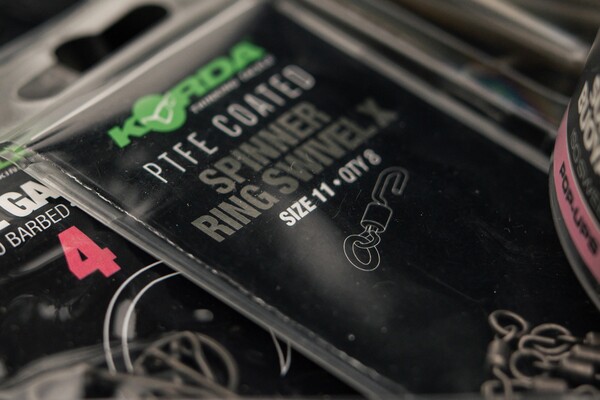 Korda PTFE Spinner Ring Swivel X Size 11 (10 Pieces)