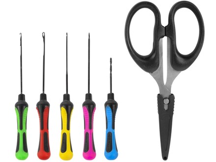 Korum Baiting Tool & Scissor Set (6pcs)