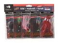 Kinetic Sabiki Rigs 5-pack Mix, for cod, herring and mackerel fishing!