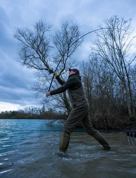 Korda Kaizen Green Spod Karperhengel 12ft (5lb)