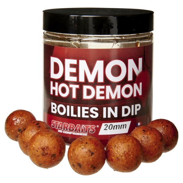 Starbaits PC Hot Demon Boilies impregnados en Dip (150 g) - 20mm