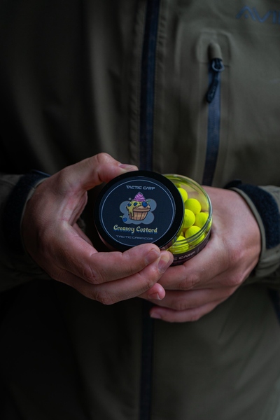 Tactic Carp 15mm Pop Up (150ml) - Creamy Custard