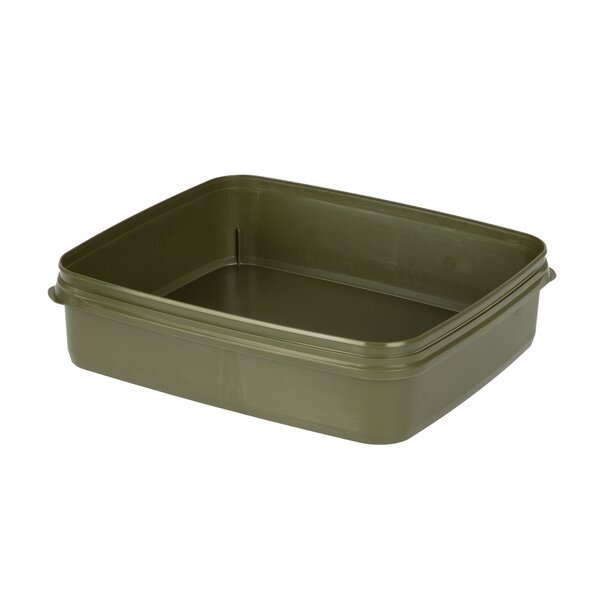 Trakker 13 Ltr Camo Square Container Voeremmer (Incl. Tray)