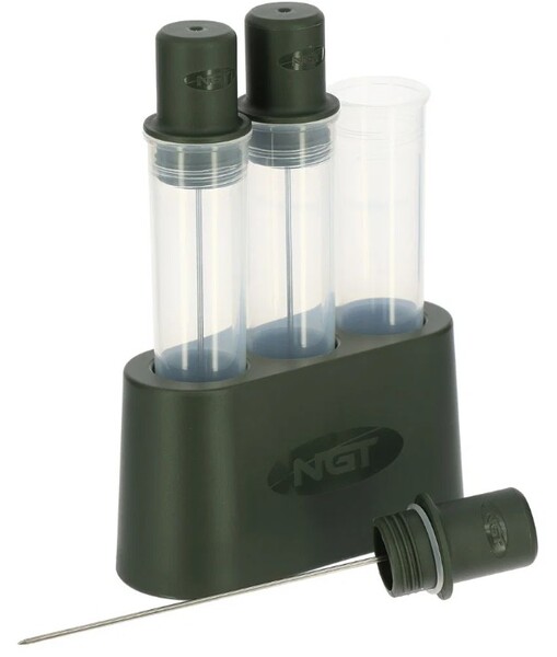 NGT Barrelz Baiting Glugging Set (Soaktubes + Standaard)