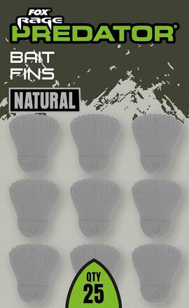 Fox Rage Predator Bait Fins Natural (25 pieces)