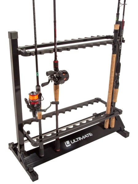 Stojak na Wędki Ultimate Aluminium Czarny